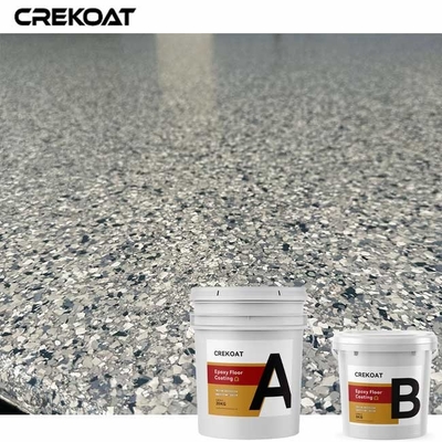 Lớp phủ sàn nhà để xe Flake cao cấp cho gia đình Văn phòng cửa hàng