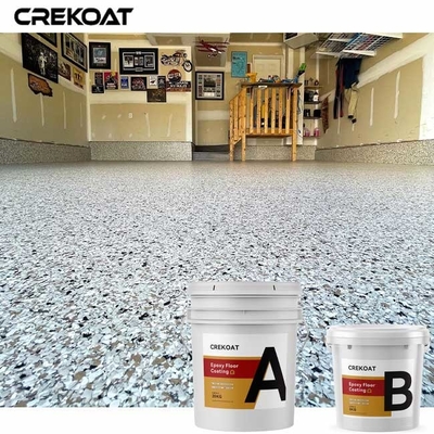 Lớp phủ sàn Epoxy Flake hợp vệ sinh cho sàn nhà để xe của bệnh viện