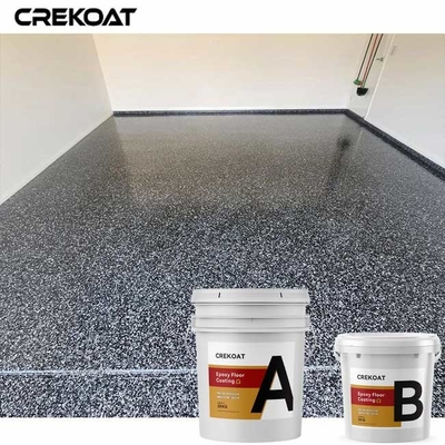 Khả năng chống động đất Màu sắc lớp phủ sàn Epoxy Flake giữ độ sống động theo thời gian VOC thấp