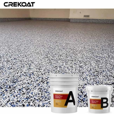 Công nghệ nano Các công thức lớp phủ sàn Epoxy Flake Kháng áp cao