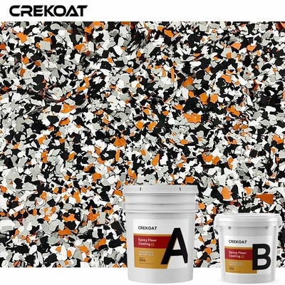 Hệ thống vảy có độ bóng cao Lớp phủ sàn Epoxy đa dạng kết cấu tạo ra bề mặt sáng bóng