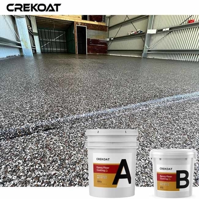 Công nghệ nano Các công thức lớp phủ sàn Epoxy Flake Kháng áp cao