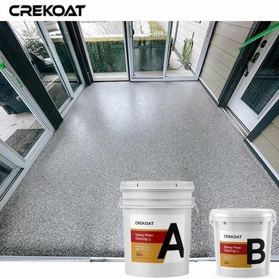 Lớp phủ sàn Epoxy chống trơn trượt cho nhà để xe trưng bày