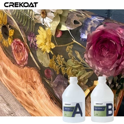 Nhựa epoxy sáng bóng lý tưởng để bảo quản các yếu tố hữu cơ như hoa