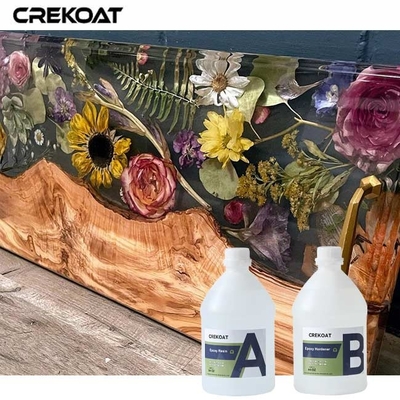 Lớp phủ rõ ràng nhựa epoxy bóng cao có mùi thấp cho các dự án đòi hỏi tính minh bạch