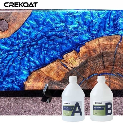 Nhựa epoxy rõ ràng không màu vàng cung cấp bề mặt bền chống trầy xước