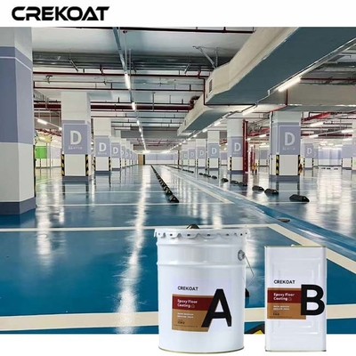 Lớp phủ sàn epoxy không trượt có độ nhớt thấp thâm nhập sâu vào bê tông để gắn kết mạnh