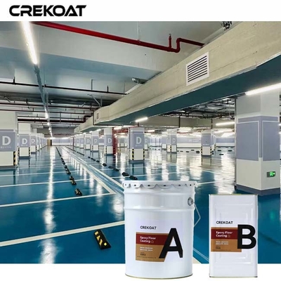 Lớp phủ sàn epoxy không trượt có độ nhớt thấp thâm nhập sâu vào bê tông để gắn kết mạnh