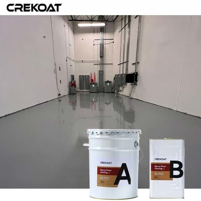 Lớp phủ sàn epoxy trong suốt công nghiệp tự cân bằng với các mảnh vinyl trang trí