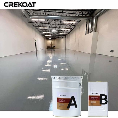 Lớp phủ sàn epoxy trong suốt công nghiệp tự cân bằng với các mảnh vinyl trang trí