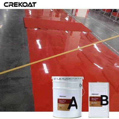 Lớp phủ sàn epoxy công nghiệp có thể được áp dụng trong lớp phủ dày