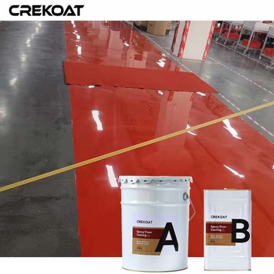 Lớp phủ sàn epoxy công nghiệp có thể được áp dụng trong lớp phủ dày