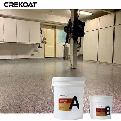 Thiết kế đa năng lớp phủ sàn Epoxy Flake với các mảnh kim loại Nhìn độc đáo