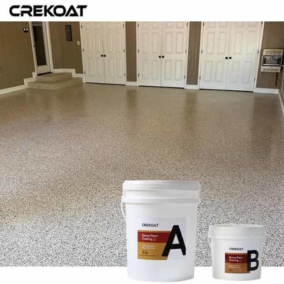 Thiết kế đa năng lớp phủ sàn Epoxy Flake với các mảnh kim loại Nhìn độc đáo