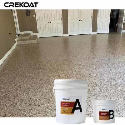 Lớp phủ sàn Epoxy Flake thấp VOC Cung cấp sự pha trộn độc đáo của các mảnh nhiều màu sắc