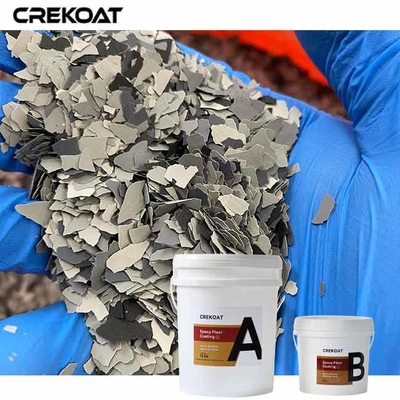 Thời gian khắc phục nhanh Epoxy Floor Flake Coating Installation nhanh