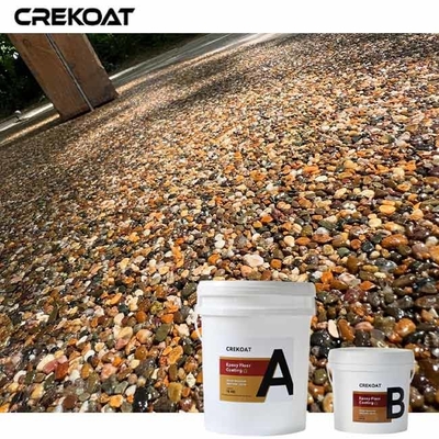 Bề mặt thấm Epoxy Stone Deck phủ nhiều màu sắc và tổng hợp