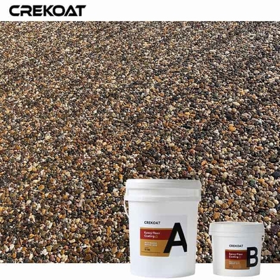 Chất liệu chống trượt của lớp phủ sàn epoxy đá rửa bằng nhựa dựa trên nước