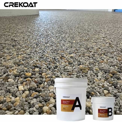 Hệ thống sàn trang trí epoxy đá sỏi chống trượt cho đường lái xe