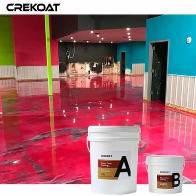 Lớp phủ sàn epoxy kim loại không vàng chống nước và chống ẩm