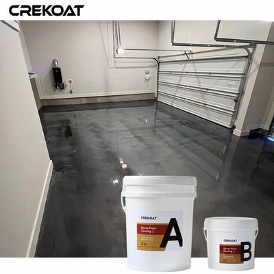 Lớp phủ sàn Epoxy kim loại bóng cao cải thiện ánh sáng trong không gian