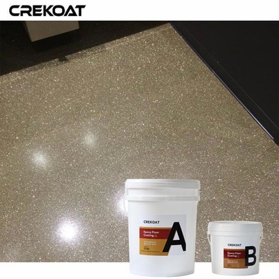Lớp phủ sàn epoxy kim loại tinh khiết không độc hại của các lớp hoàn thiện bóng hoặc mờ