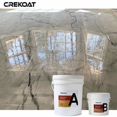 Lớp phủ sàn epoxy kim loại tinh khiết không độc hại của các lớp hoàn thiện bóng hoặc mờ