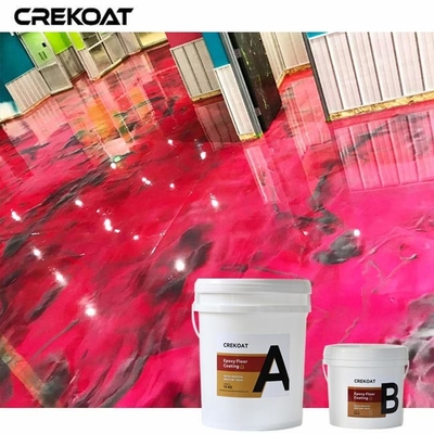 Kháng mài mòn Lớp phủ sàn Epoxy kim loại đỏ cho các ứng dụng công nghiệp Giao thông đường bộ nặng