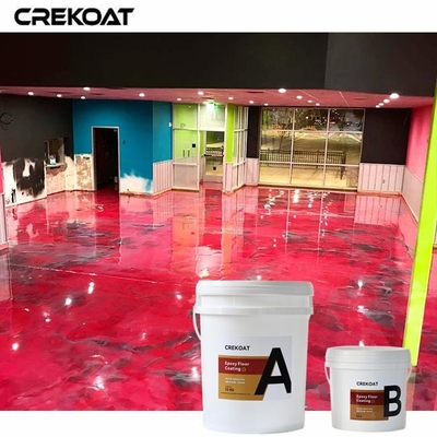 Kháng mài mòn Lớp phủ sàn Epoxy kim loại đỏ cho các ứng dụng công nghiệp Giao thông đường bộ nặng