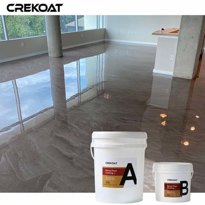Lớp phủ sàn epoxy kim loại phản xạ cao bóng hoặc kết thúc mờ