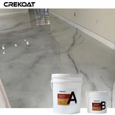 Lớp phủ sàn Epoxy kim loại hoàn thiện trơn tru tạo ra hiệu ứng đá cẩm thạch độc đáo