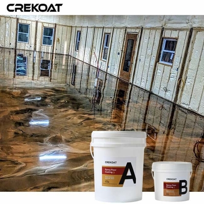 Tính chất chống nhiệt Lớp phủ sàn epoxy kim loại Bề mặt chống vi khuẩn