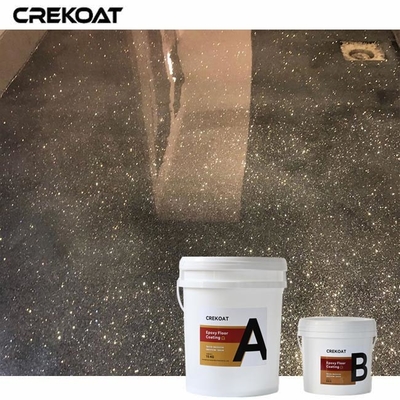 Lớp phủ sàn epoxy kim loại chống tia cực tím dễ làm sạch và bảo trì