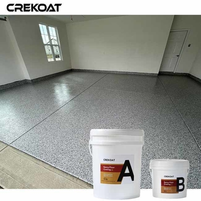 Sơn nhà để xe với nhựa epoxy và lớp phủ polyaspartic
