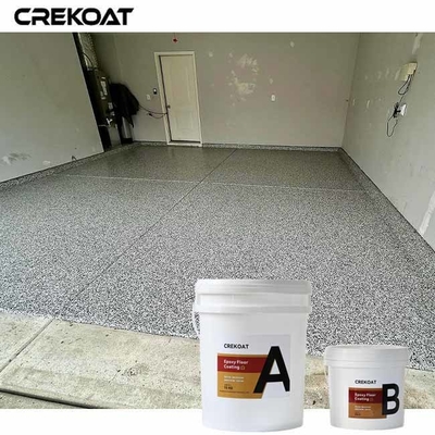 Sơn nhà để xe với nhựa epoxy và lớp phủ polyaspartic