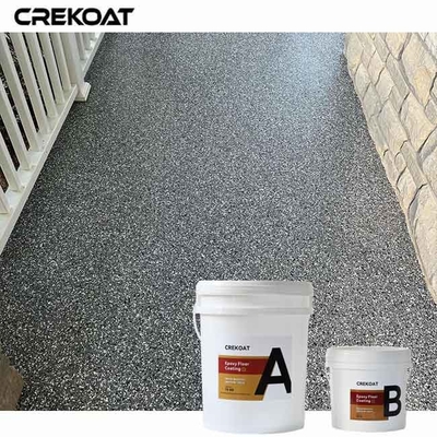 Kháng tia cực tím Epoxy chip sàn phủ Màu sắc và thiết kế tùy chỉnh