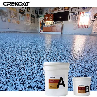 Hệ thống lai lớp vỏ vỏ Epoxy sàn nhà để xe Ombining Epoxy với lớp vỏ kim loại