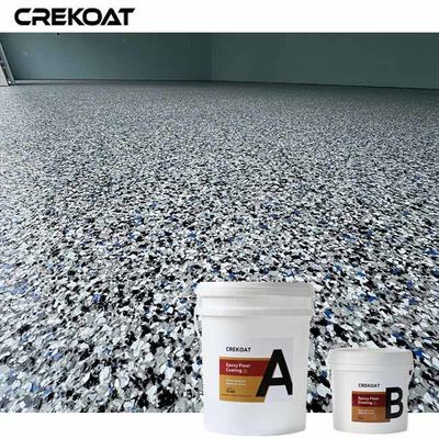 Lớp phủ sàn vảy epoxy chip phát sóng đầy đủ cho các mẫu kết cấu độc đáo