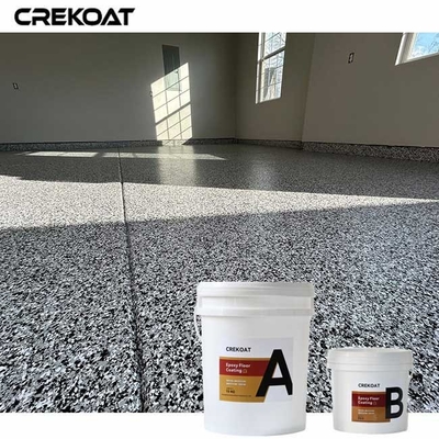 Lớp phủ sàn Epoxy Self-Leveling Flake Low Odor During Application