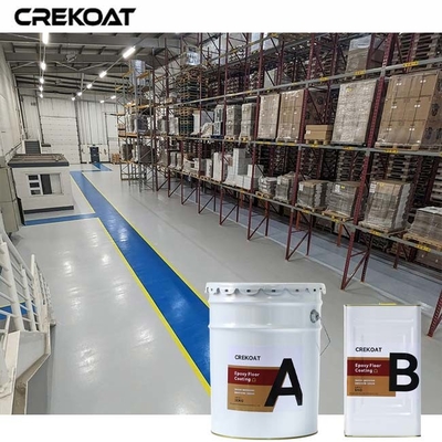 Sơn epoxy tự cân bằng có sẵn trong nhiều màu sắc khác nhau và các tùy chọn bóng / mờ
