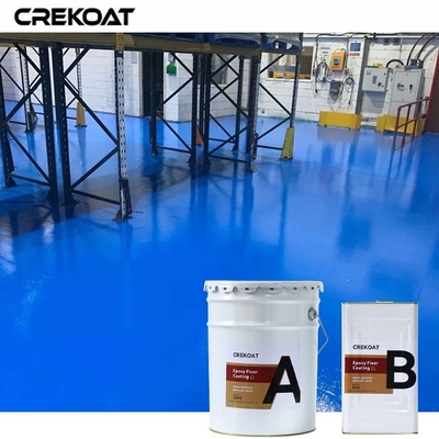 Lớp phủ sàn Epoxy trong nhà nhạt nhòa tạo ra vẻ ngoài đẹp như gương
