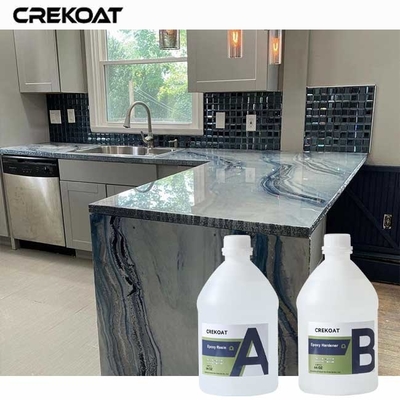 Món bàn cao bóng cao nhựa epoxy tự khử khí để giảm thiểu bong bóng không khí