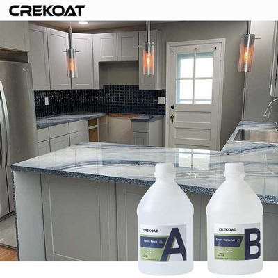 Món bàn cao bóng cao nhựa epoxy tự khử khí để giảm thiểu bong bóng không khí