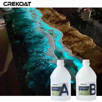 Chất nhựa epoxy 1 gallon thu nhỏ được chế tạo cho máy tính bảng và đồ nội thất