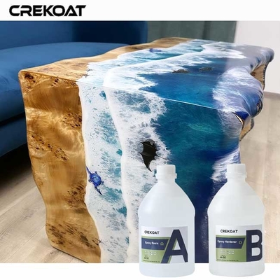 Glossy Finish Table Top Epoxy Resin Độ bền chống lại vết trầy xước, vết bẩn và nhiệt
