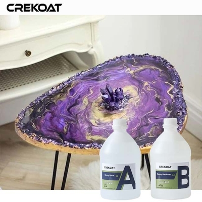Bề mặt hoàn hảo, rõ ràng, mặt bàn Epoxy dễ pha trộn và áp dụng cho những người đam mê tự làm