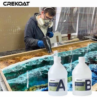 Chất nhựa epoxy 1 gallon thu nhỏ được chế tạo cho máy tính bảng và đồ nội thất