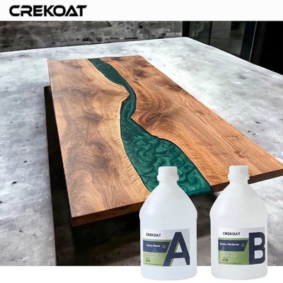 Lớp gỗ rõ ràng Epoxy chữa trị để kết thúc cao bóng chống vàng