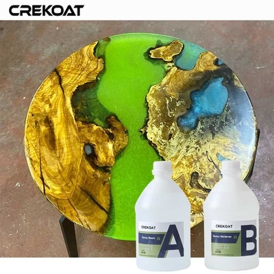 Chất nhựa epoxy rõ ràng cho bàn với màu sắc sinh động