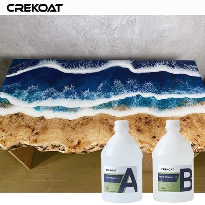 Glossy Finish Table Top Epoxy Resin Độ bền chống lại vết trầy xước, vết bẩn và nhiệt
